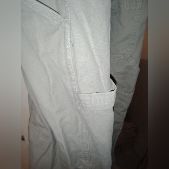 Y2K vintageOversizeD Kaki Overalls Master Sportsman Rugged Outdoor By Prestige. - Picture 5 of 7